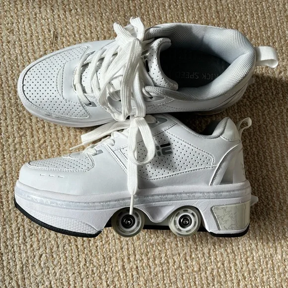 Amazon White 2in1 Roller Sneakers - Picture 2 of 7